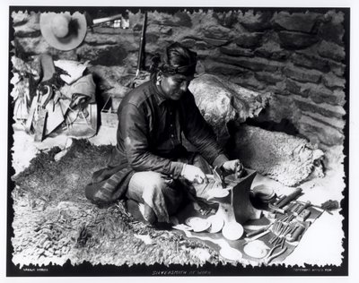Silversmith at Work, c.1914 by William Carpenter